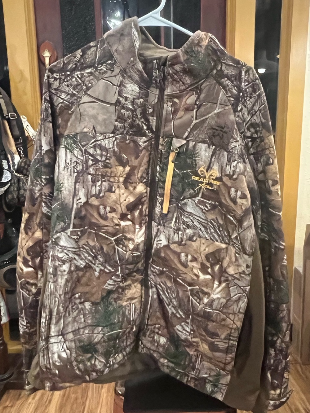 Realtree Men's Camo Full-Zip Field Jacket - Brown/Green